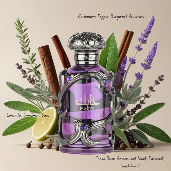 Lattafa Habik For Men 100ml Eau De Parfum Spray - Image 4