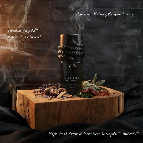 Lattafa Musamam Black Intense 100ml Eau De Parfum Spray - Image 3