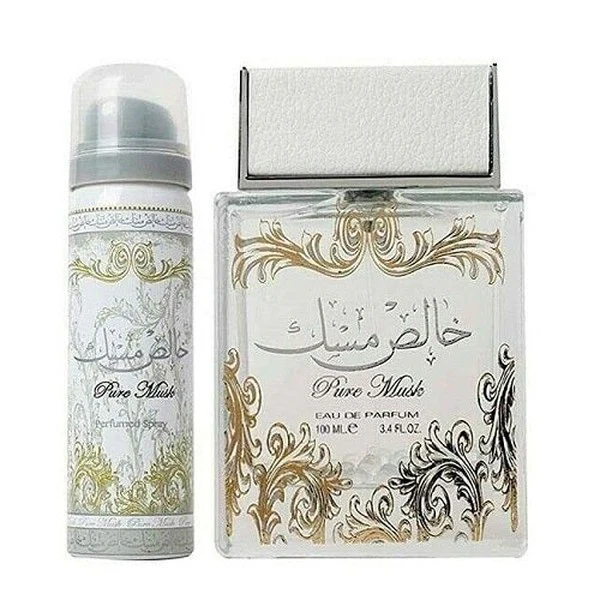 Lattafa Pure Musk 100ml Eau De Parfum Spray + 50ml Perfumed Spray - Image 2