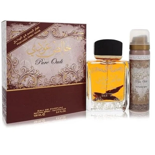 Lattafa Pure Oudi 100ml Eau De Parfum Spray + 50ml Perfumed Spray