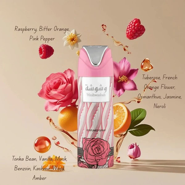 Lattafa Washwashah 200ml Perfumes Spray - Image 2
