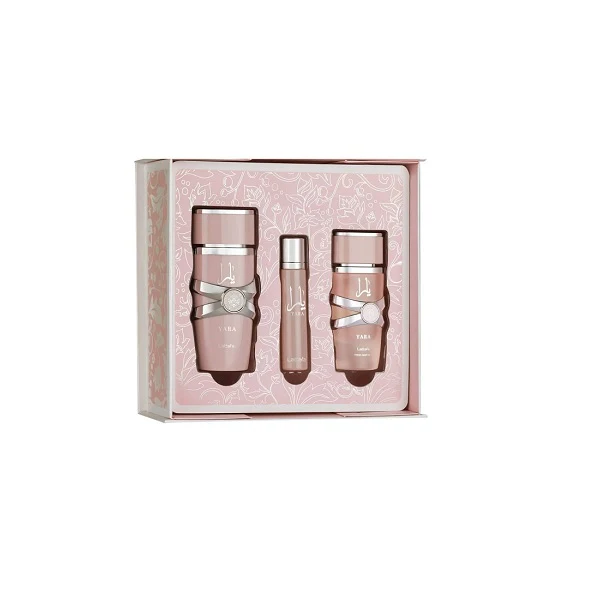 Lattafa Yara 100ml EDP Spray + 12ml EDP Travel Spray + 50ml Hair Mist Gift Set