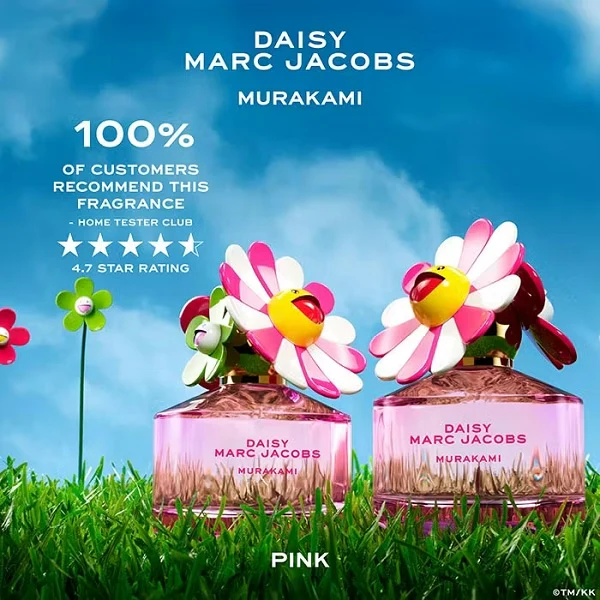 Marc Jacobs Daisy Murakami Pink 50ml Eau De Parfum Spray - Image 4