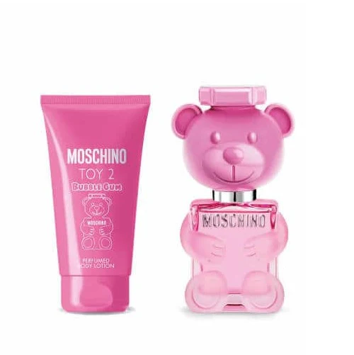 Moschino Toy 2 Bubble Gum 30ml Eau De Toilette Spray + 50ml Body Lotion Gift Set 2024 - Image 2