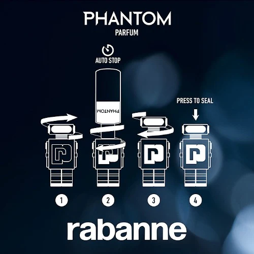 Paco Rabanne Phantom 200ml Parfum Refill Bottle - Image 3