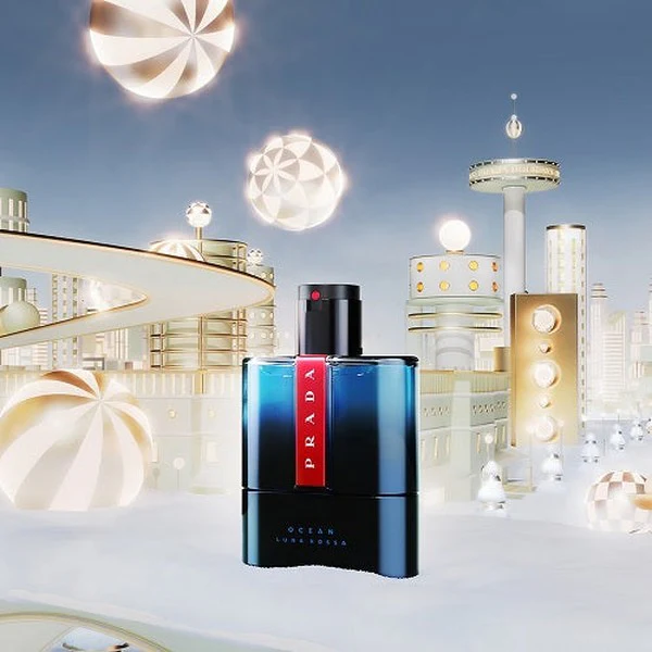 Prada Luna Rossa Ocean 100ml Eau De Toilette Spray + 10ml Eau De Toilette Spray Gift Set 2024 - Image 3