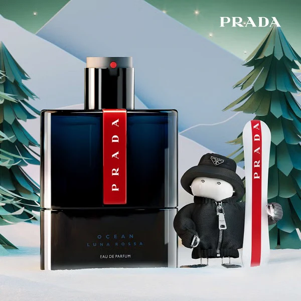 Prada Luna Rossa Ocean 50ml EDP Spray + 10ml EDP Spray Gift Set 2025 - Image 3