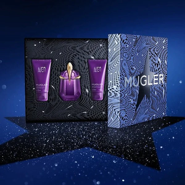 Thierry Mugler Alien 30ml EDP Spray + 50ml Body Lotion + 50ml Shower Milk Gift Set 2023 - Image 2