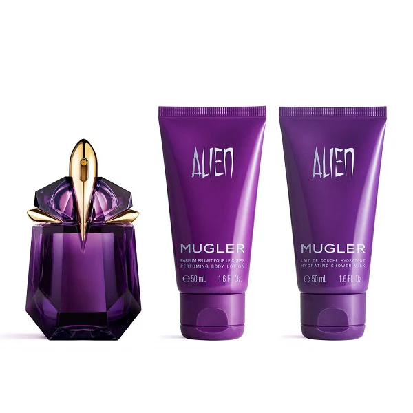 Thierry Mugler Alien 30ml EDP Spray + 50ml Body Lotion + 50ml Shower Milk Gift Set 2025 - Image 2