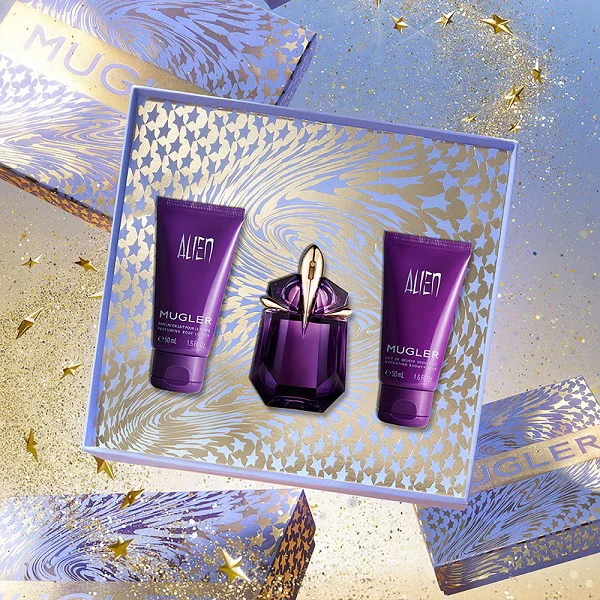 Thierry Mugler Alien 30ml EDP Spray + 50ml Body Lotion + 50ml Shower Milk Gift Set 2025 - Image 4