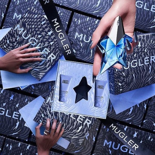 Thierry Mugler Angel 25ml EDP Spray +  50ml Shower Gel + 50ml Body Lotion Gift Set 2024 - Image 2