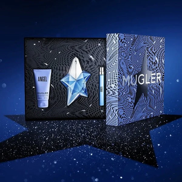 Thierry Mugler Angel 50ml EDP Spray + 10ml EDP Spray + 50ml Body Lotion Gift Set 2023 - Image 2