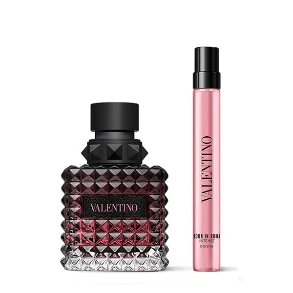 Valentino Born In Roma Intense 50ml EDP Spray + 10ml EDP Gift Set 2025 - Image 2