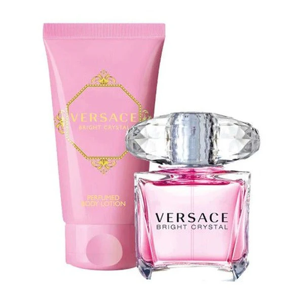 Versace Bright Crystal 30ml Eau De Toilette Spray + 50ml Body Lotion Gift Set 2023 - Image 2