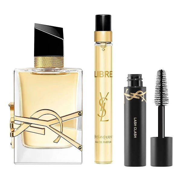 Yves Saint Laurent Libre 50ml EDP + 10ml EDP Spray + 2ml Lash Clash Mascara Gift Set 2025 - Image 2