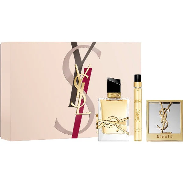 Yves Saint Laurent Libre 50ml EDP Spray + 10ml EDP Spray + Mirror Gift Set 2025