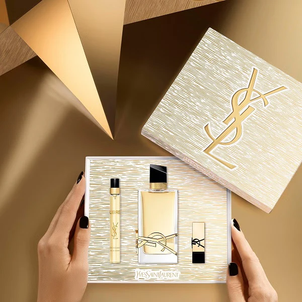 Yves Saint Laurent Libre 90ml EDP + 10ml EDP Spray + 1.3g Lipstick Gift Set 2025 - Image 3