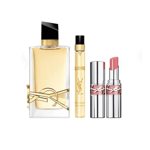 Yves Saint Laurent Libre 90ml EDP + 10ml EDP Spray + 3.2g Lipstick Gift Set 2025 - Image 2